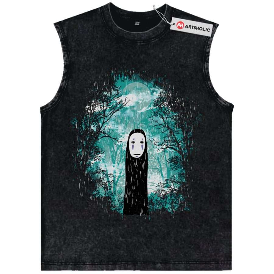 Alternative view of No Face Tank Top, Spirited Away Tank Top, Studio Ghibli Tank Top, Anime Tank Top, Vintage Tank Top