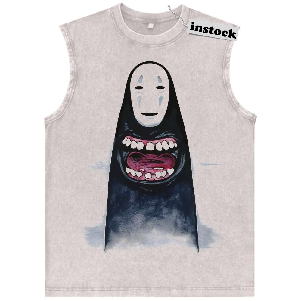 No Face Tank Top, Spirited Away Tank Top, Studio Ghibli Tank Top, Anime Tank Top, Vintage Tank Top