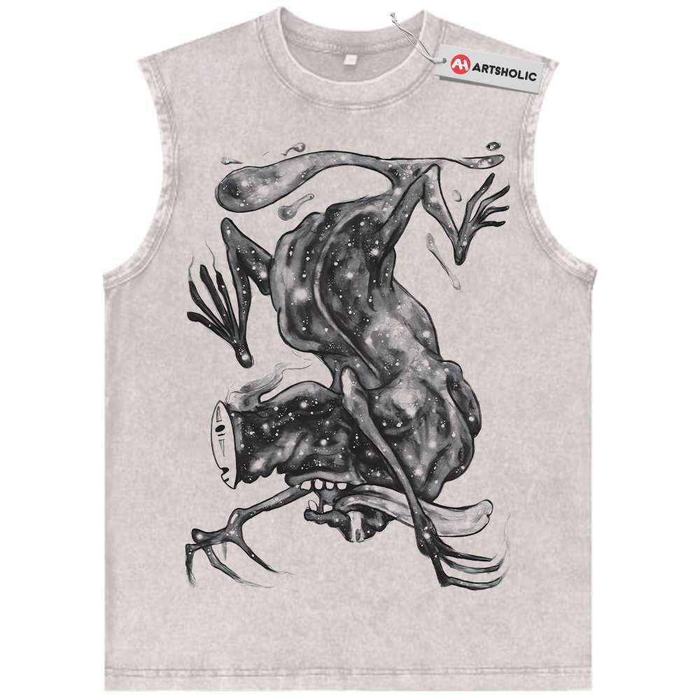 No Face Tank Top, Spirited Away Tank Top, Studio Ghibli Tank Top, Anime Tank Top, Vintage Tank Top