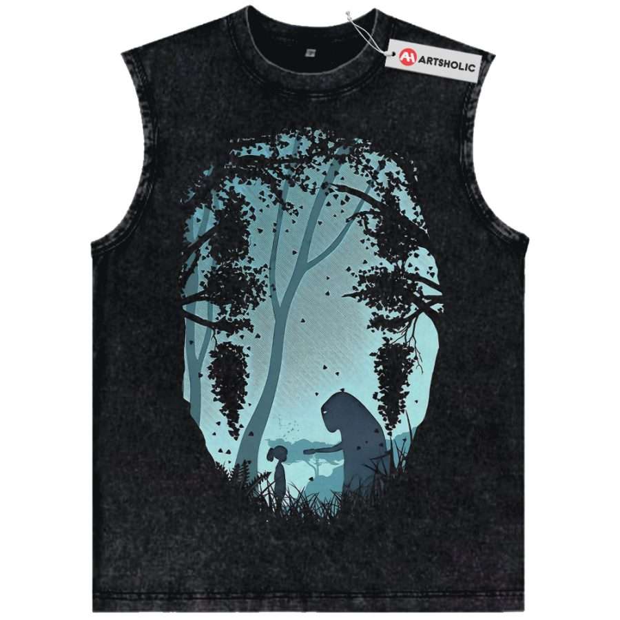 Alternative view of No Face Tank Top, Spirited Away Tank Top, Studio Ghibli Tank Top, Anime Tank Top, Vintage Tank Top