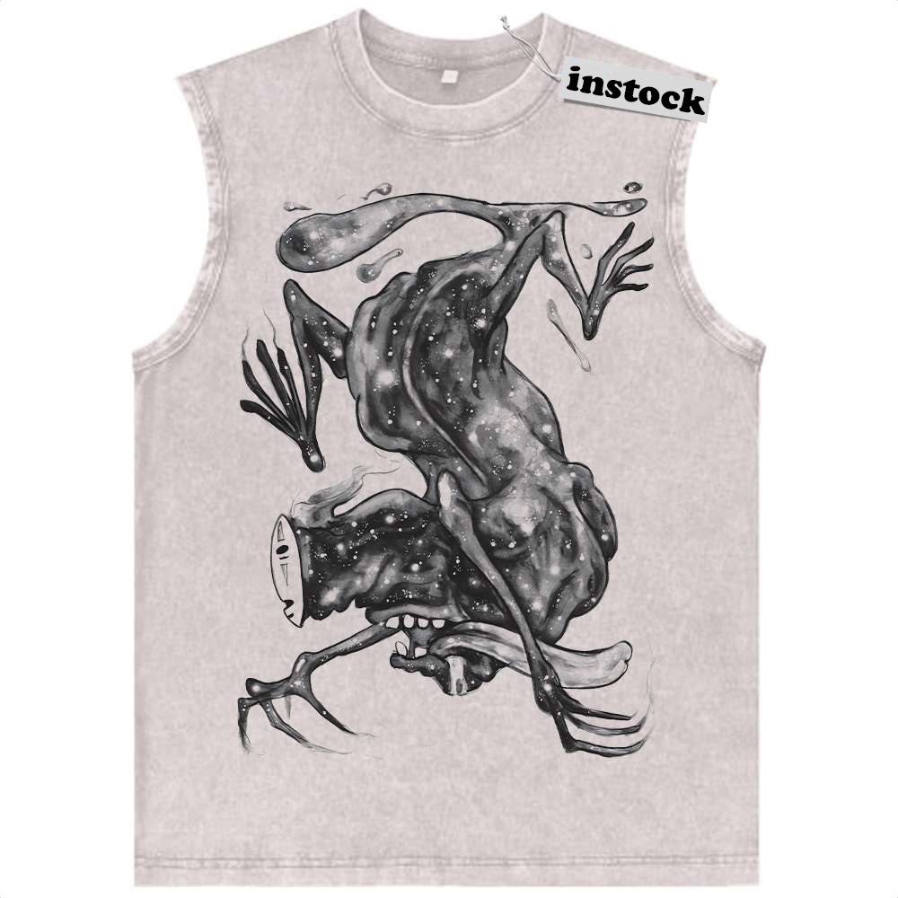No Face Tank Top, Spirited Away Tank Top, Studio Ghibli Tank Top, Anime Tank Top, Vintage Tank Top