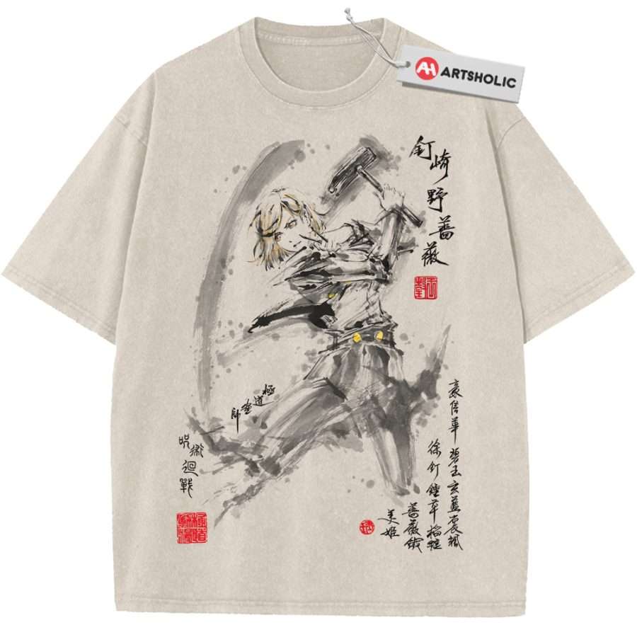 Alternative view of Nobara Kugisaki Shirt, Jujutsu Kaisen Shirt, Anime Shirt, Vintage T-Shirt