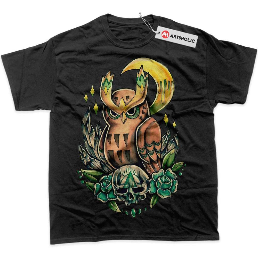 Alternative view of Noctowl Shirt, Pokemon Shirt, Anime Shirt, Graphic Tee