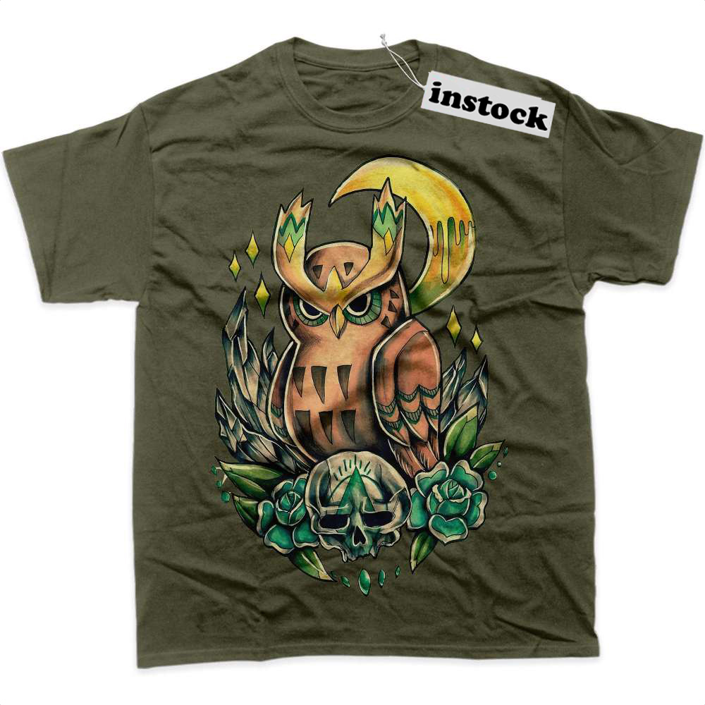Noctowl Shirt, Pokemon Shirt, Anime Shirt, Graphic Tee