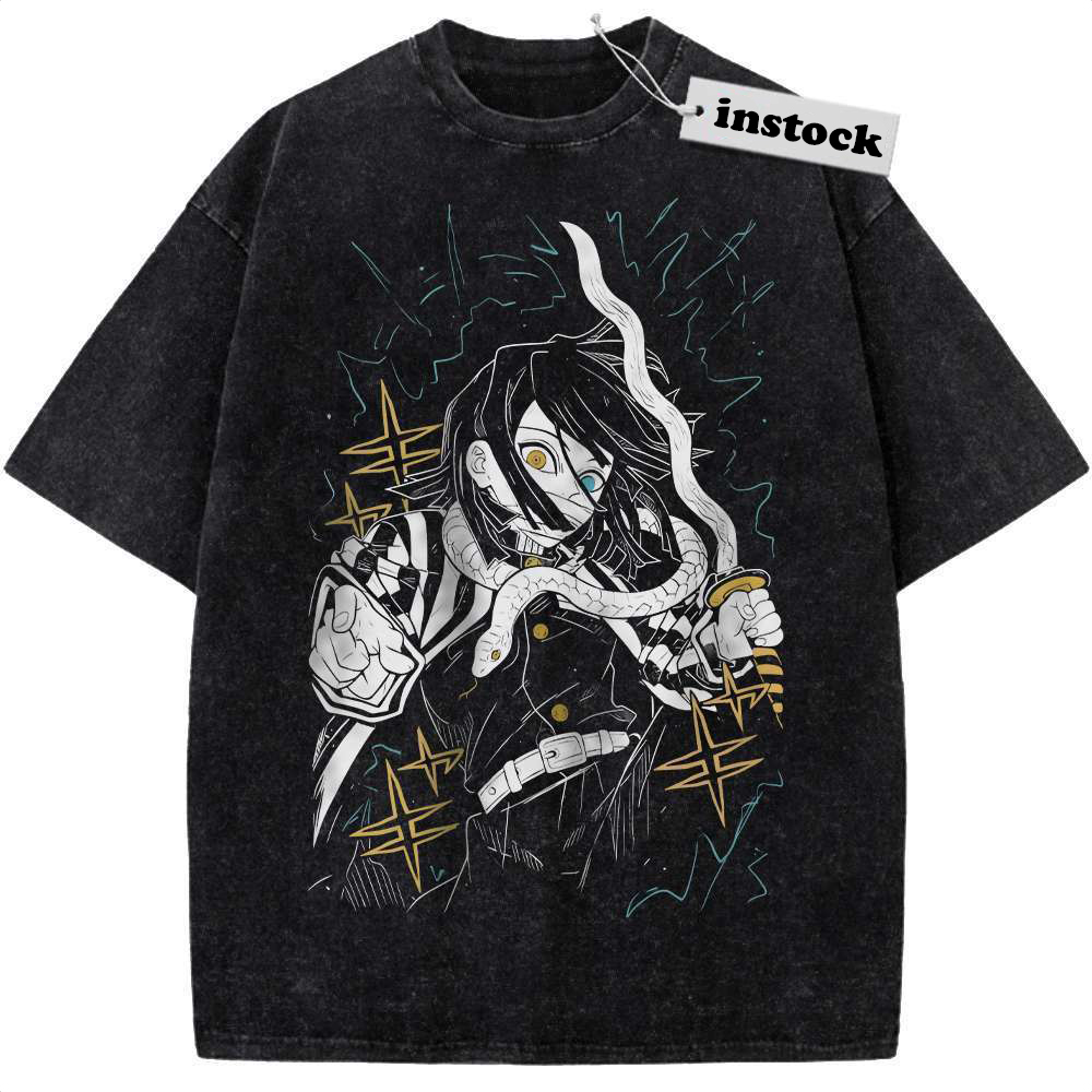 Obanai Iguro Shirt, Demon Slayer Shirt, Anime Shirt, Vintage T-Shirt