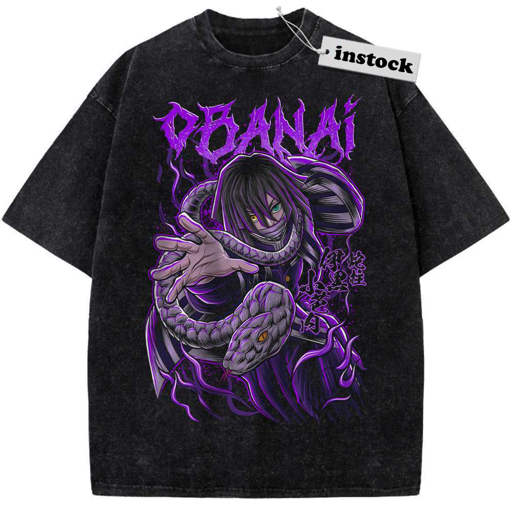 Obanai Iguro Shirt, Demon Slayer Shirt, Anime Shirt, Vintage T-Shirt