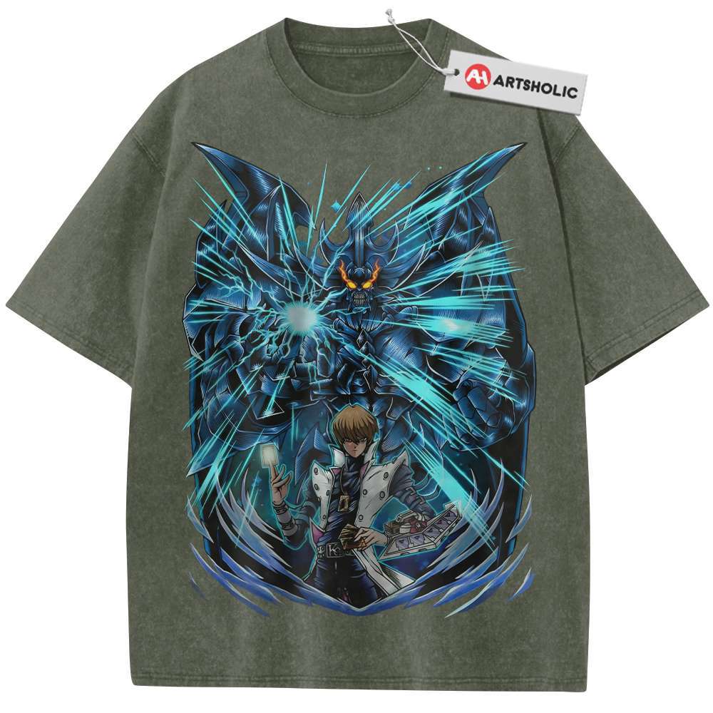 Alternative view of Obelisk the Tormentor Shirt, Seto Kaiba Shirt, Anime Shirt, Vintage T-Shirt