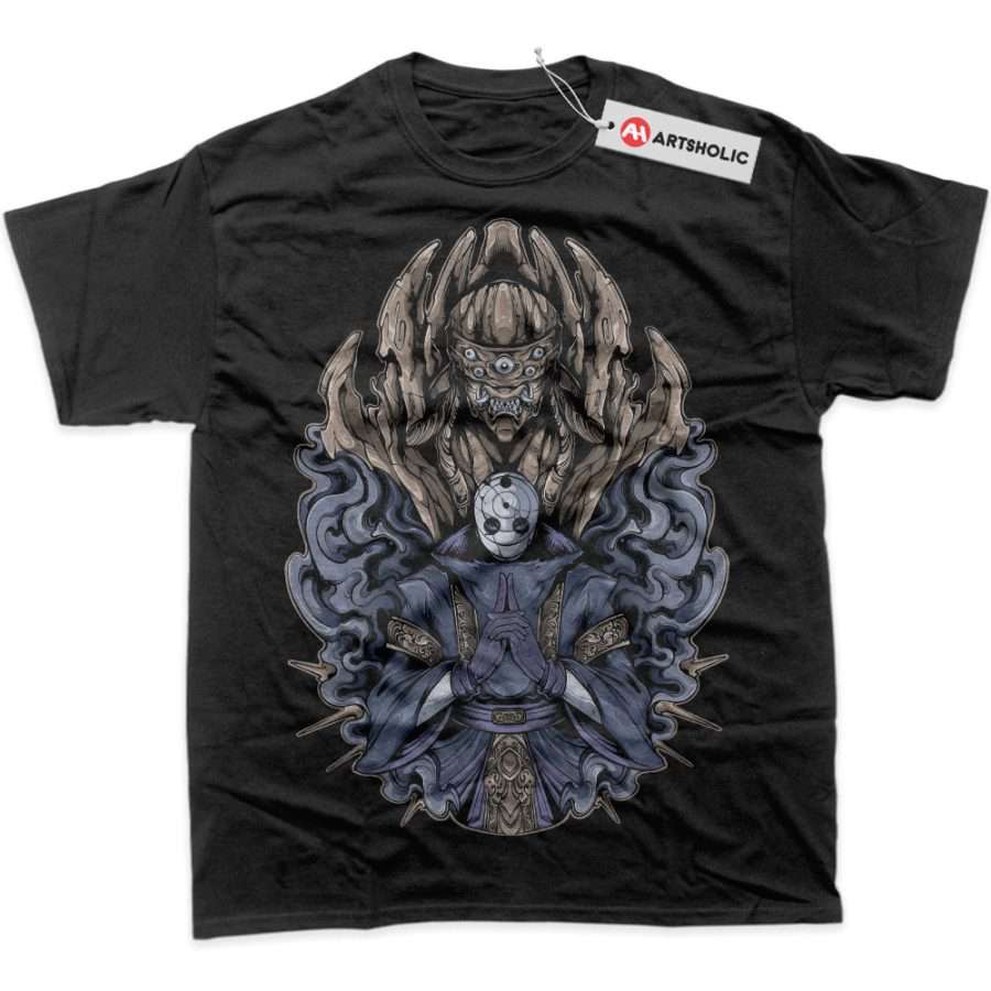 Alternative view of Obito Uchiha Shirt, Naruto Shirt, Anime Shirt, Graphic T-Shirt