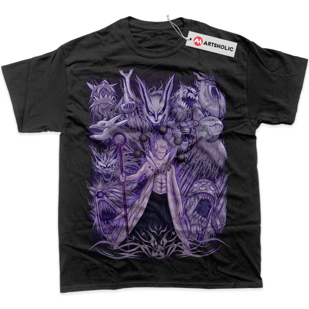 Alternative view of Obito Uchiha Shirt, Naruto Shirt, Anime Shirt, Graphic T-Shirt