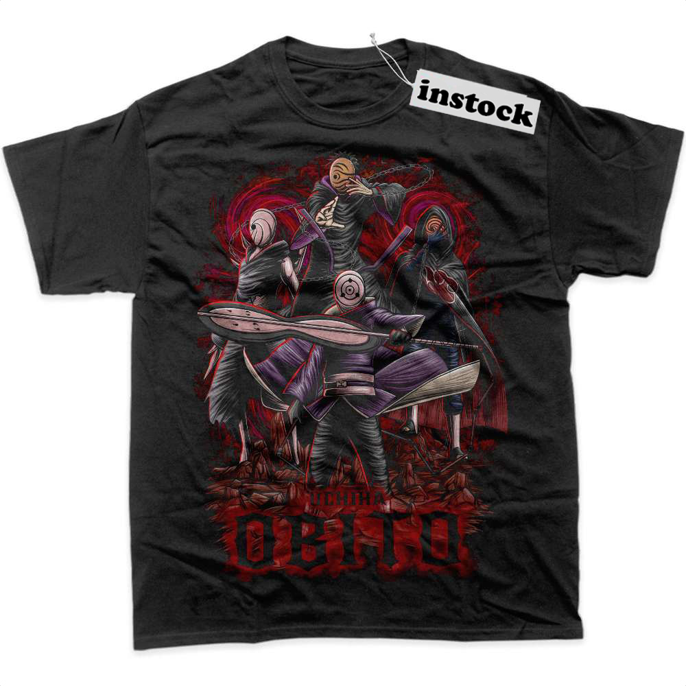 Obito Uchiha Shirt, Naruto Shirt, Anime Shirt, Graphic Tee
