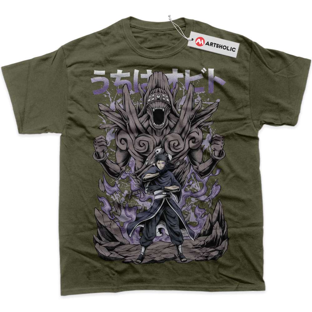 Alternative view of Obito Uchiha Shirt, Naruto Shirt, Anime Shirt, Graphic Tee