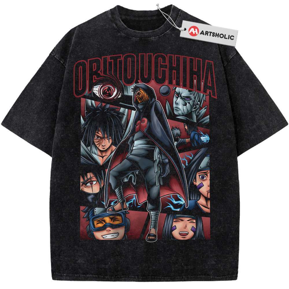 Obito Uchiha Shirt, Naruto Shirt, Anime Shirt, Vintage T-Shirt