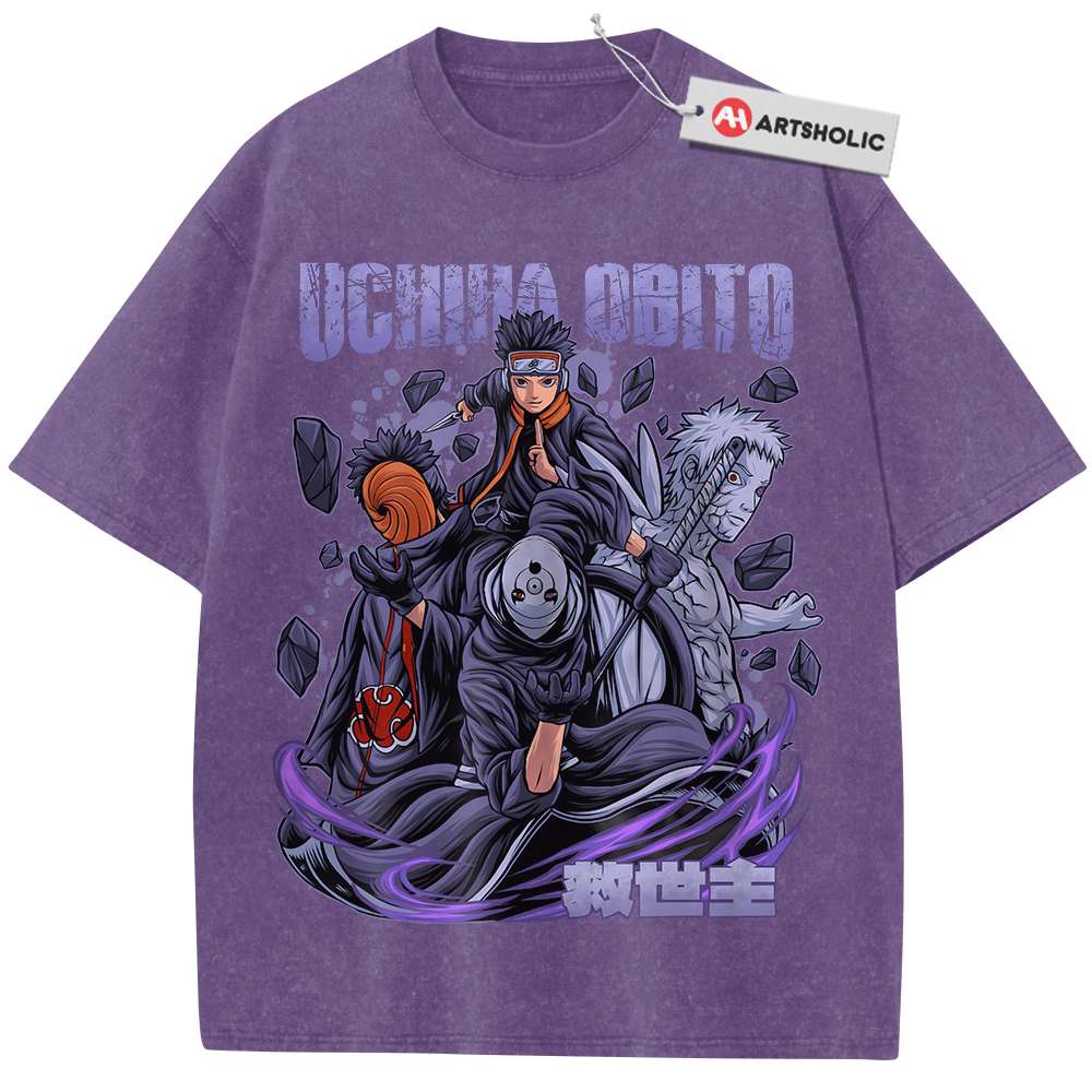 Obito Uchiha Shirt, Naruto Shirt, Anime Shirt, Vintage Tee
