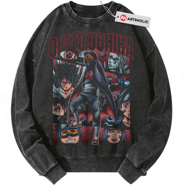 Obito Uchiha Sweatshirt, Naruto Sweatshirt, Anime Sweatshirt, Vintage Sweatshirt