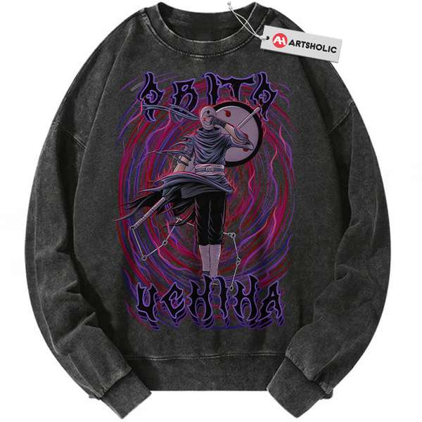 Obito Uchiha Sweatshirt, Naruto Sweatshirt, Anime Sweatshirt, Vintage Sweatshirt