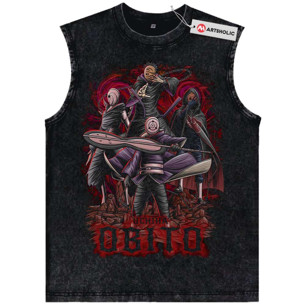 Obito Uchiha Tank Top, Naruto Tank Top, Anime Tank Top, Vintage Tank Top