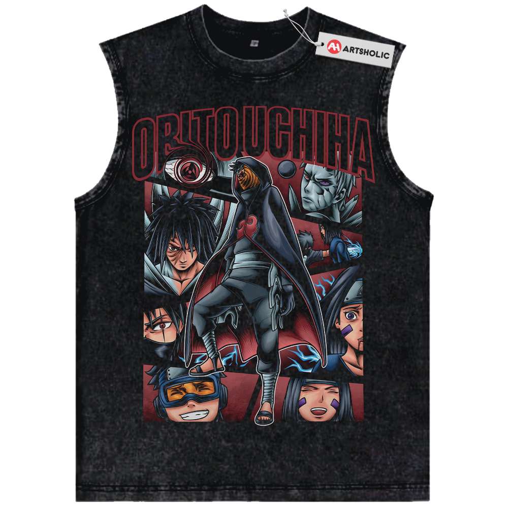 Obito Uchiha Tank Top, Naruto Tank Top, Anime Tank Top, Vintage Tank Top