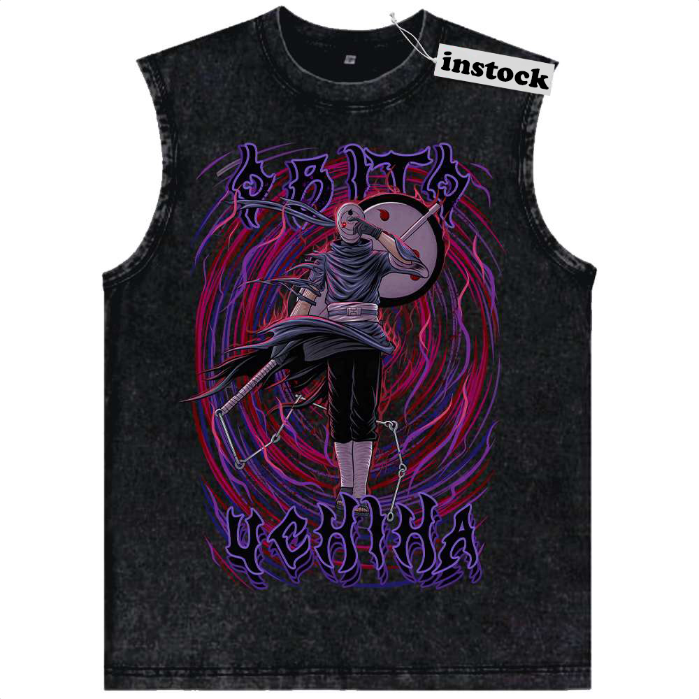 Obito Uchiha Tank Top, Naruto Tank Top, Anime Tank Top, Vintage Tank Top