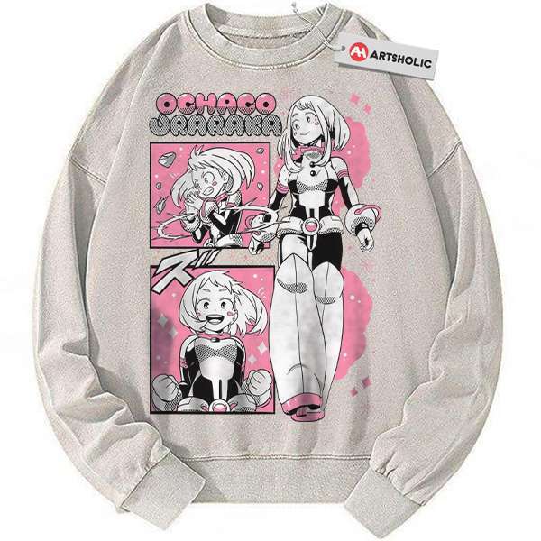 Ochaco Uraraka Sweatshirt, Uravity Sweatshirt, MHA Sweatshirt, Anime Sweatshirt, Vintage Sweatshirt