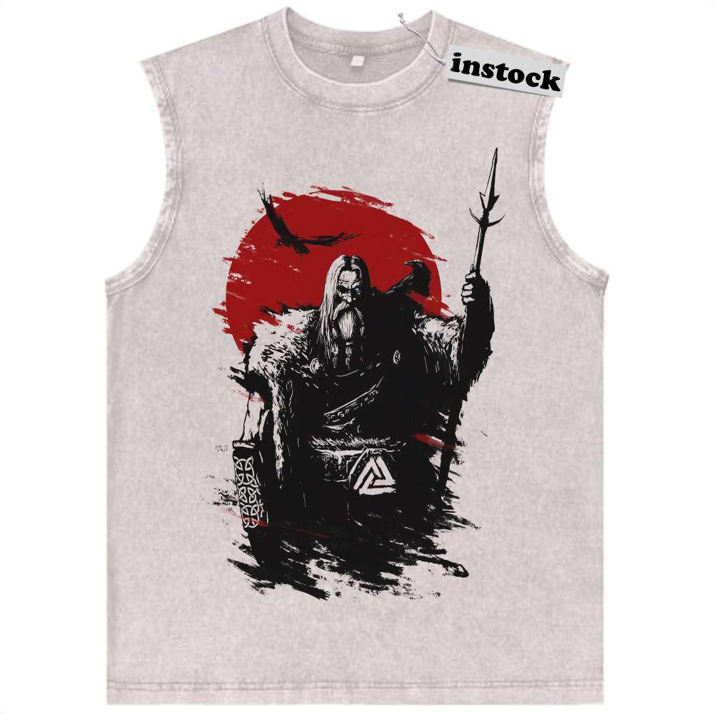 Odin Tank Top, Norse Mythology Tank Top, Vintage Tank Top