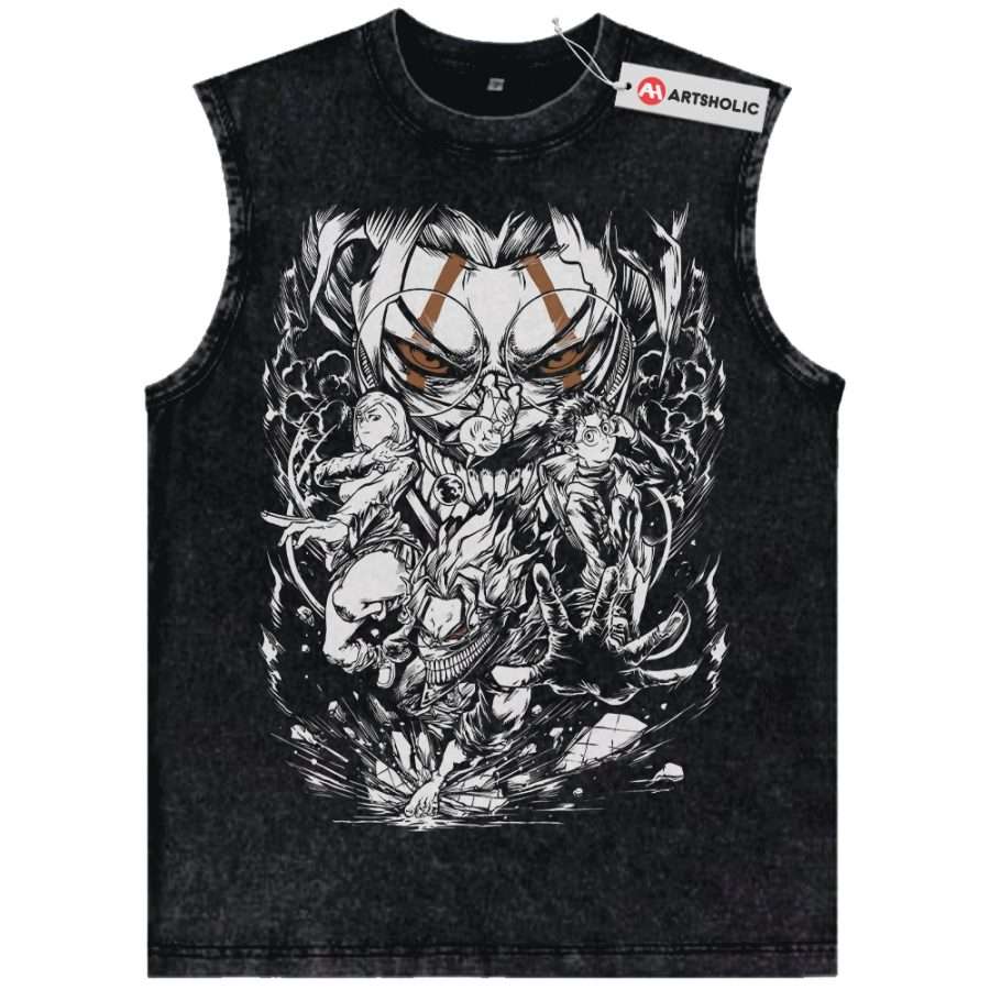 Alternative view of Okarun Tank Top, Dandadan Tank Top, Anime Tank Top, Vintage Tank Top
