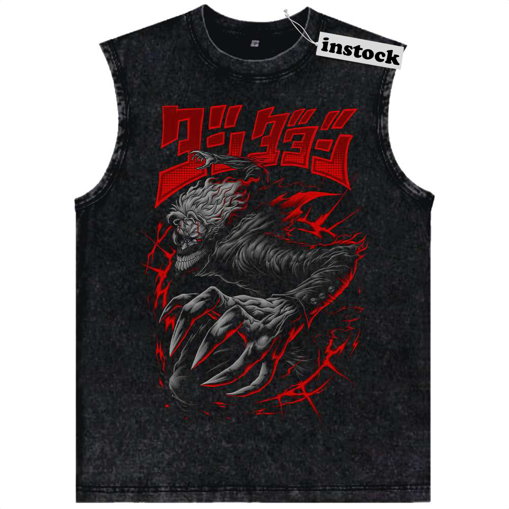 Okarun Tank Top, Dandadan Tank Top, Anime Tank Top, Vintage Tank Top