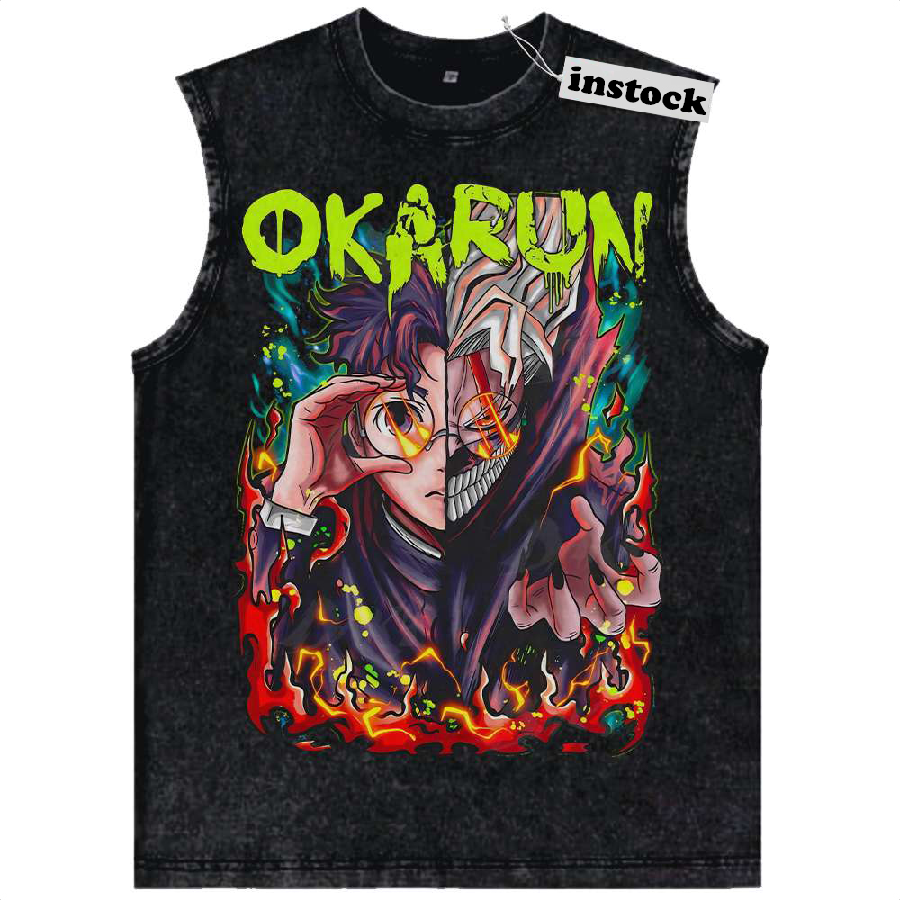 Okarun Tank Top, Ken Takakura Tank Top, Dandadan Tank Top, Anime Tank Top, Vintage Tank Top
