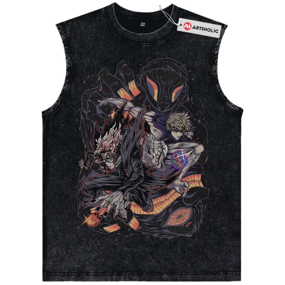 Okarun Tank Top, Ken Takakura Tank Top, Dandadan Tank Top, Anime Tank Top, Vintage Tank Top