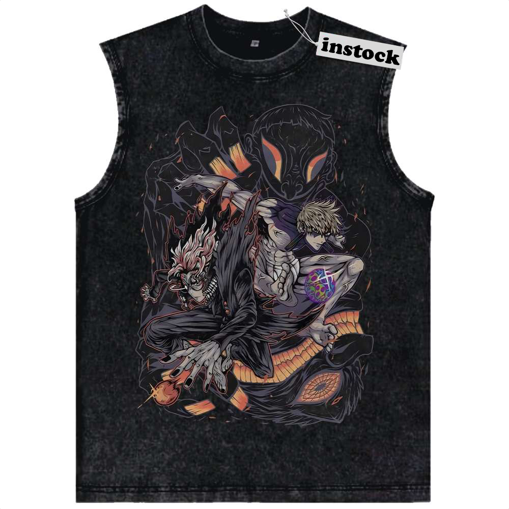Okarun Tank Top, Ken Takakura Tank Top, Dandadan Tank Top, Anime Tank Top, Vintage Tank Top