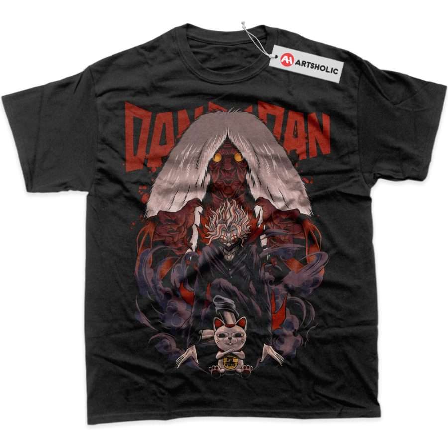 Alternative view of Okarun vs Turbo Granny Shirt, Dandadan Shirt, Anime Shirt, Graphic Tee