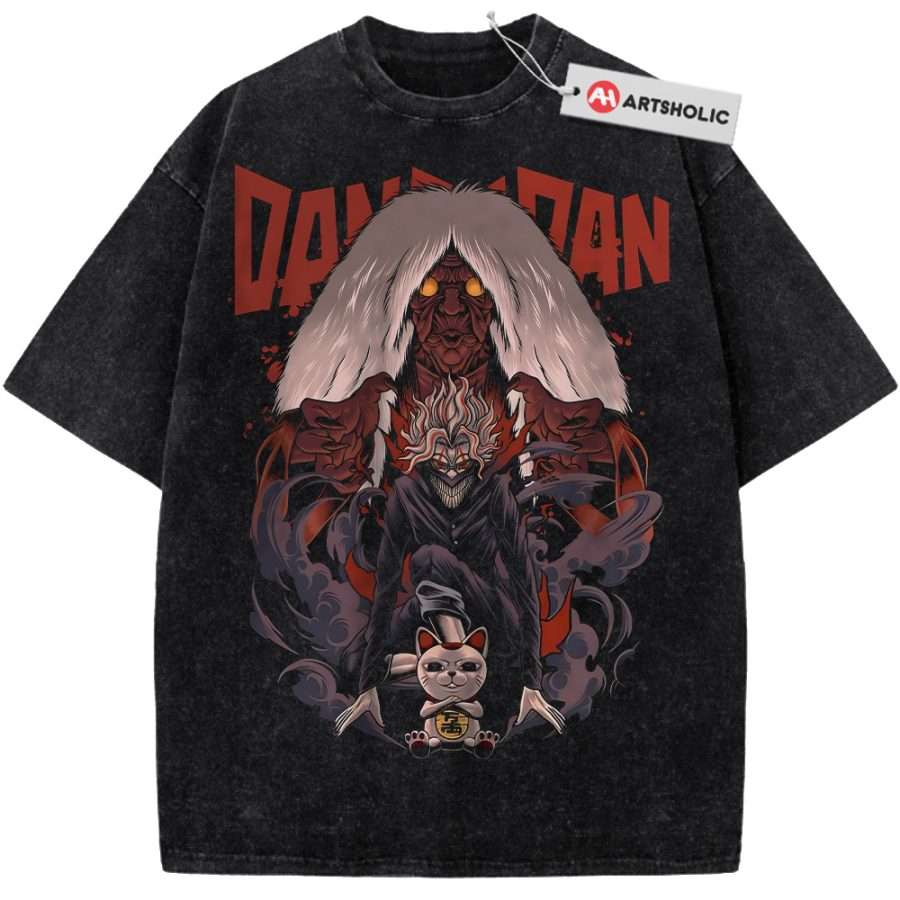 Alternative view of Okarun vs Turbo Granny Shirt, Dandadan Shirt, Anime Shirt, Vintage Tee