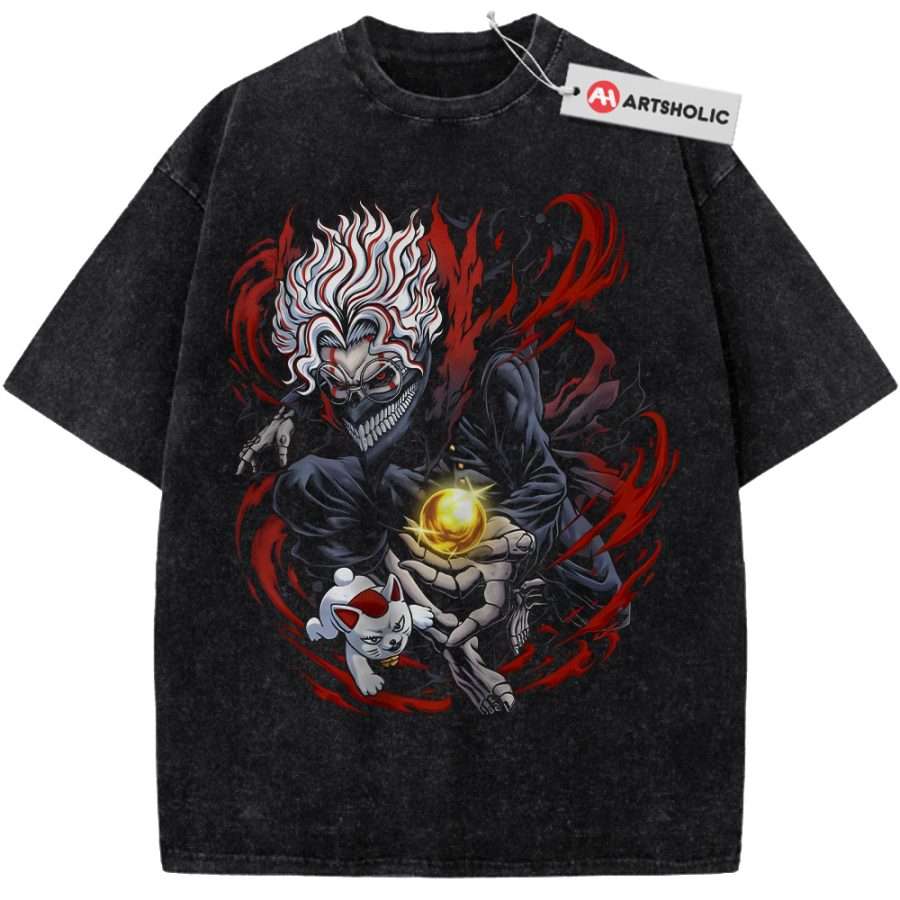 Alternative view of Okarun vs Turbo Granny Shirt, Dandadan Shirt, Anime Shirt, Vintage Tee