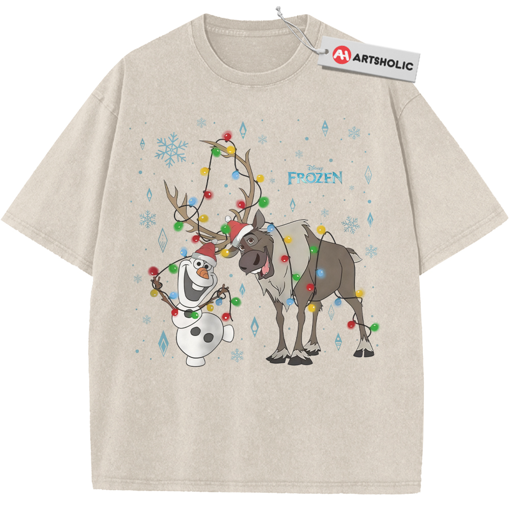 Olaf Shirt, Sven Shirt, Frozen Shirt, Animated Shirt, Vintage Tee