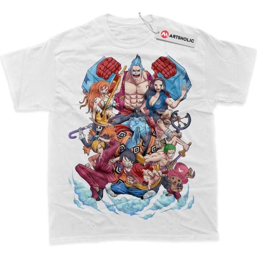 Alternative view of One Piece Shirt, Anime Shirt, graphic Tee