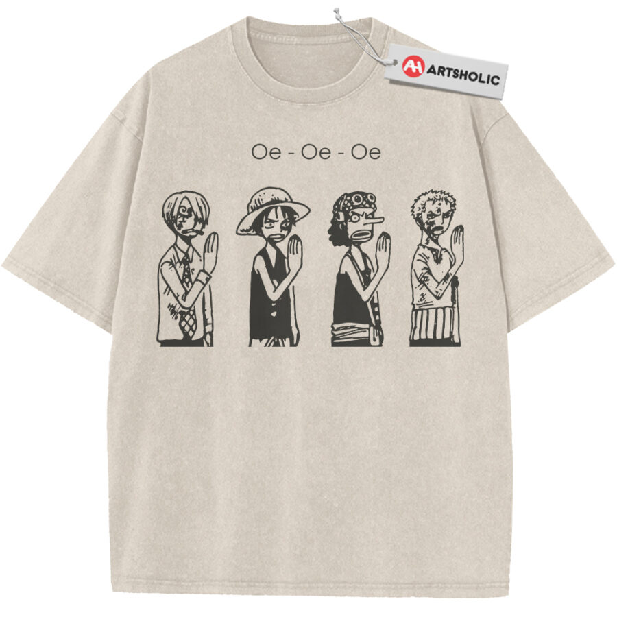 Alternative view of One Piece Shirt, Anime Shirt, Vintage Tee