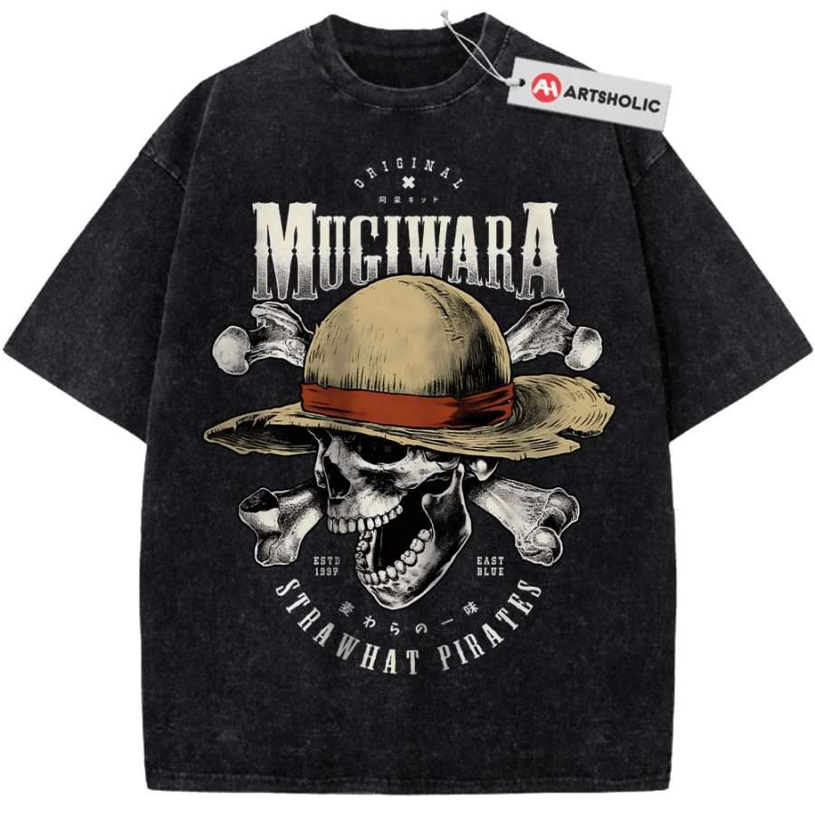 Alternative view of One Piece Shirt, Anime Shirt, Vintage Tee