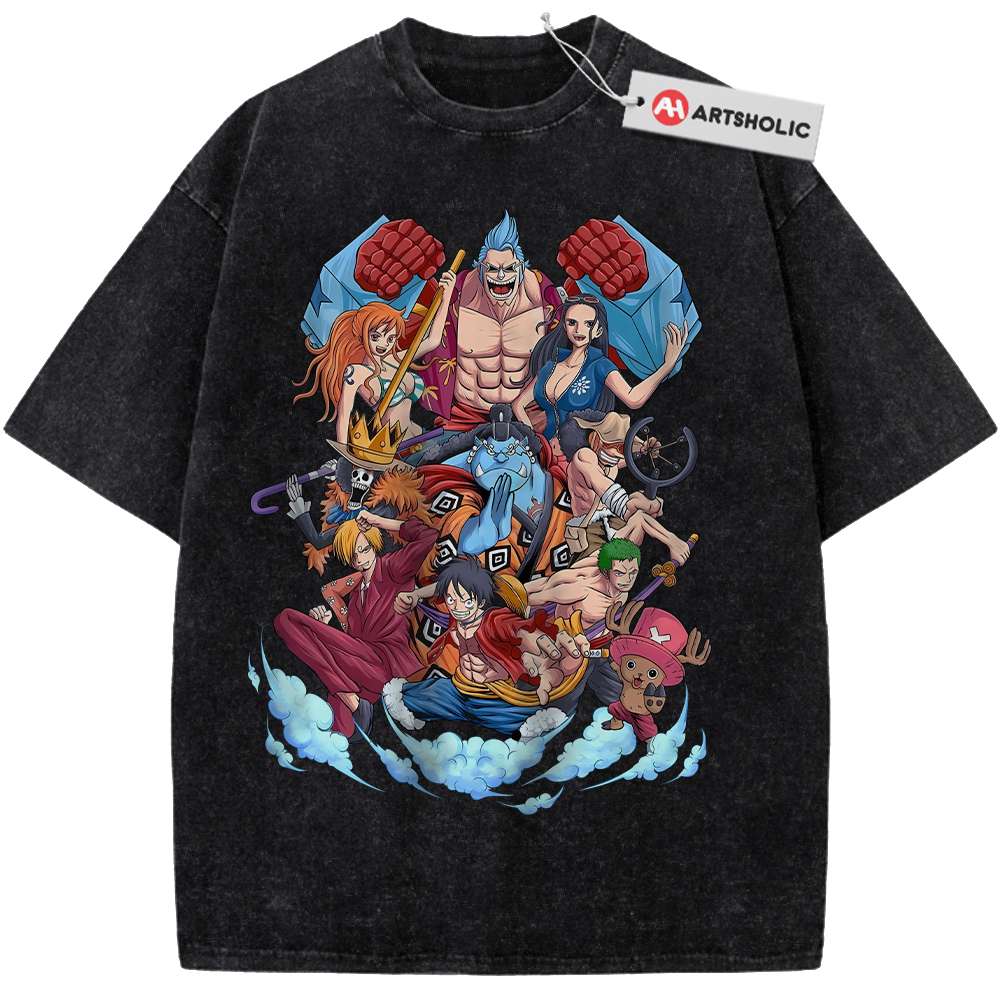 Alternative view of One Piece Shirt, Anime Shirt, Vintage Tee