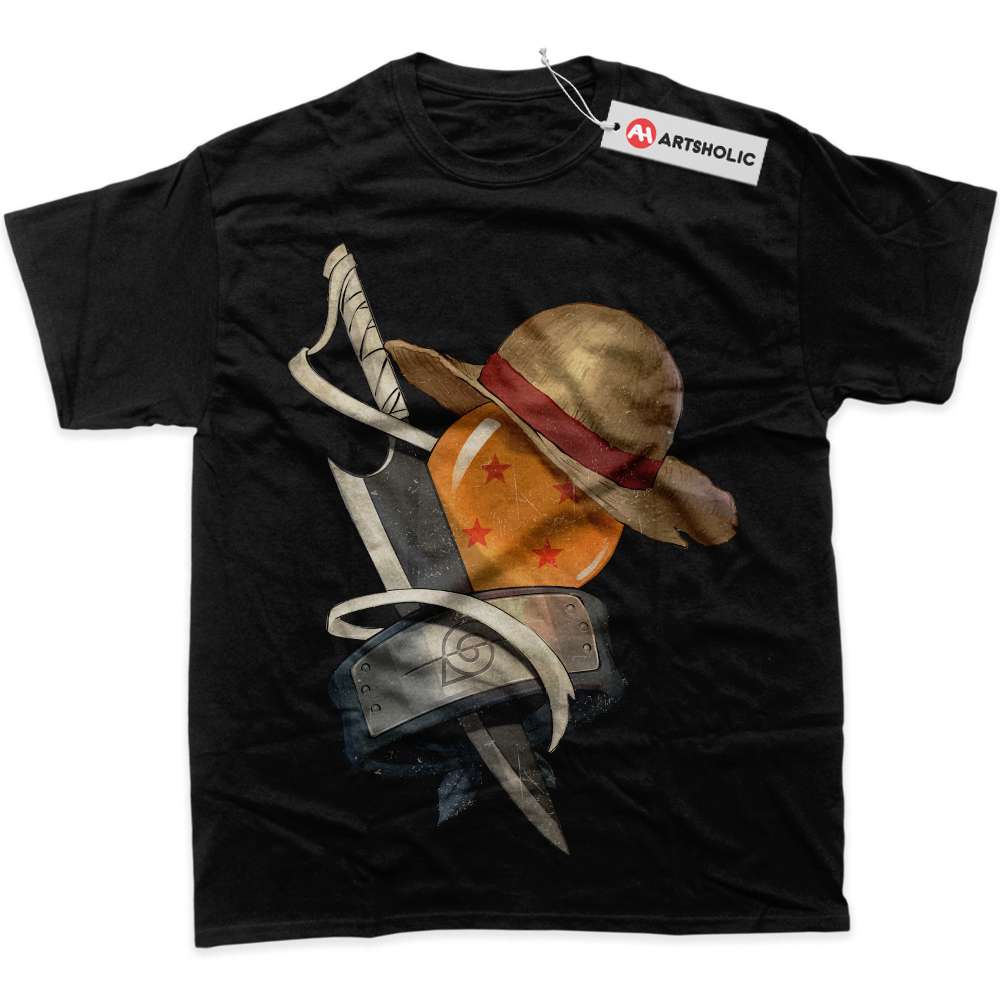 Alternative view of One Piece Shirt, Naruto Shirt, Dragon Ball Z Shirt, Bleach Shirt, Anime Shirt, graphic T-Shirt