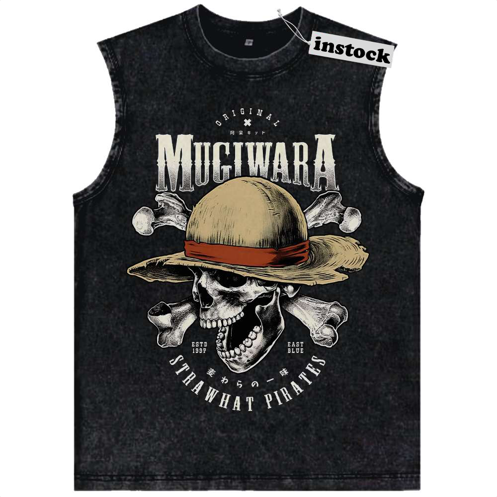 One Piece Tank Top, Anime Tank Top, Vintage Tank Top