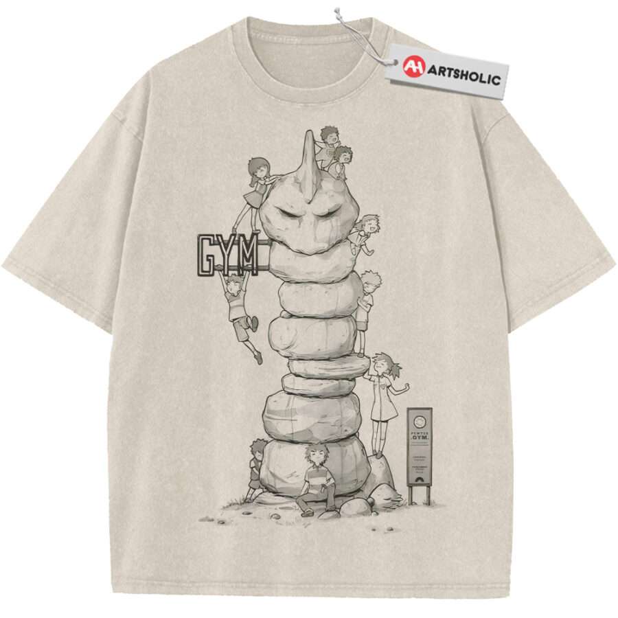 Alternative view of Onix Shirt, Pokemon shirt, Anime Shirt, Vintage T-Shirt