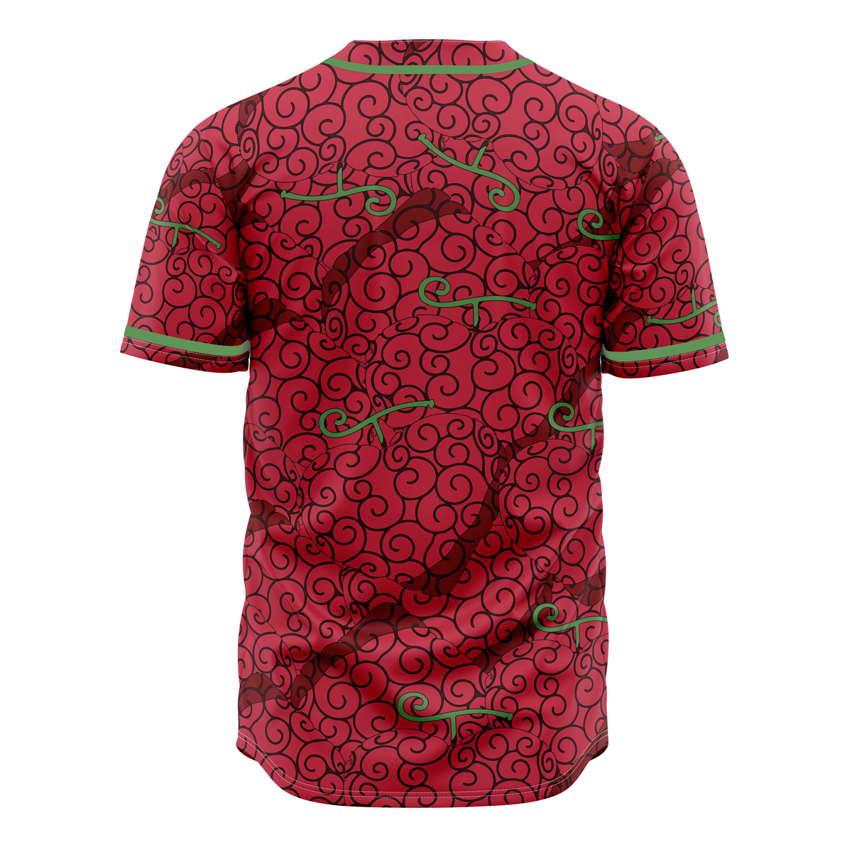 Alternative view of Ope Ope No Mi Devil Fruit One Piece Custom Baseball Jersey - Otaku Hall