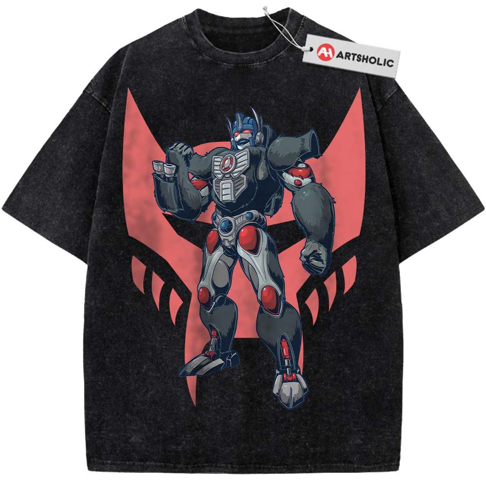 Alternative view of Optimus Primal Shirt, Beast Wars: Transformers Shirt, Movie Shirt, Vintage Tee