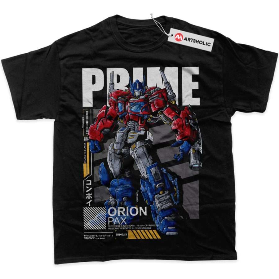 Alternative view of Optimus Prime Shirt, Transformers Shirt, Movie Graphic T-Shirt