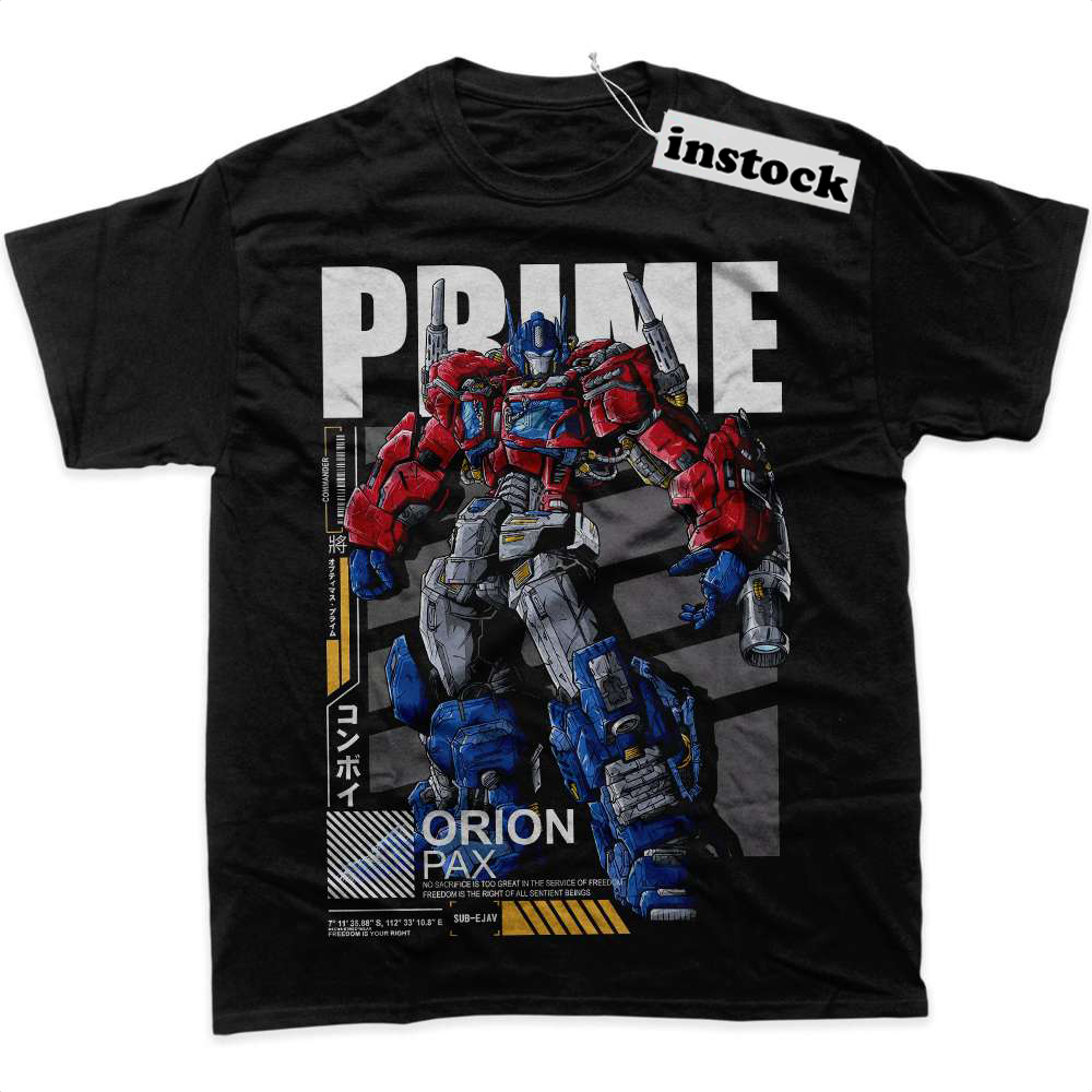 Optimus Prime Shirt, Transformers Shirt, Movie Graphic T-Shirt