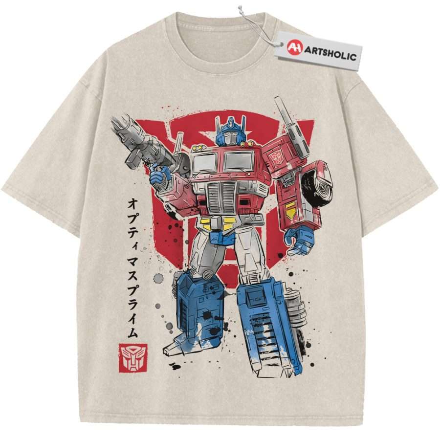Alternative view of Optimus Prime Shirt, Transformers Shirt, Movie Shirt, Vintage Tee