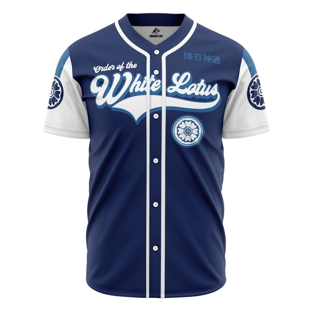 Order of the White Lotus Avatar Custom Baseball Jersey - Otaku Hall
