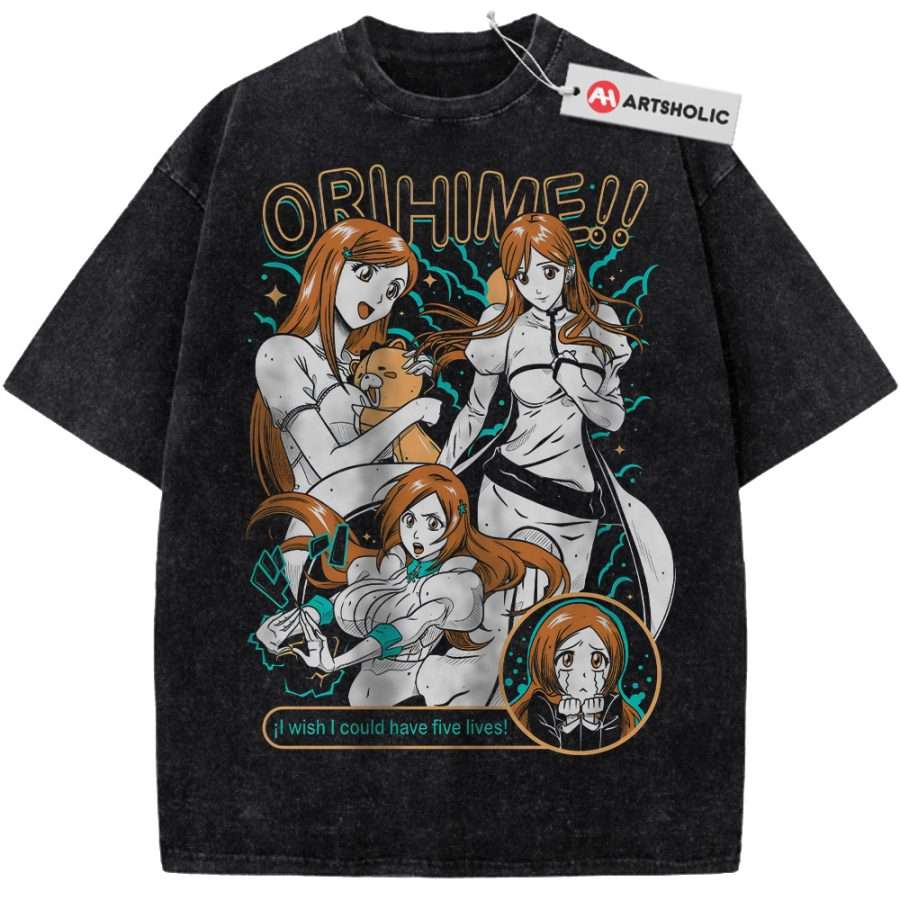 Alternative view of Orihime Inoue Shirt, Bleach Shirt, Anime Shirt, Vintage Tee