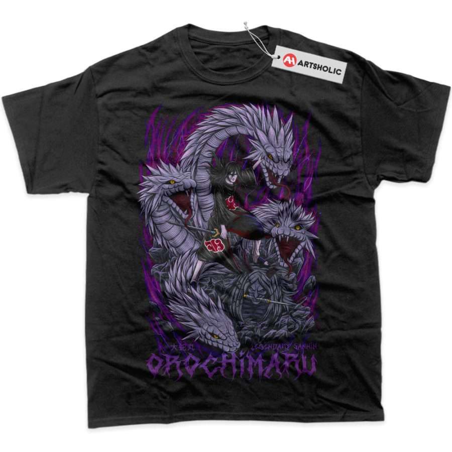 Alternative view of Orochimaru Shirt, Naruto Shirt, Anime Shirt, Graphic Tee