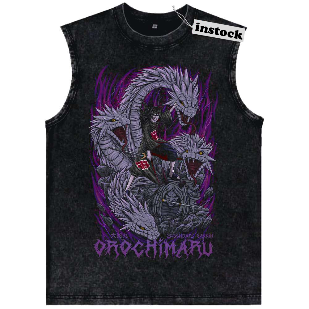 Orochimaru Tank Top, Naruto Tank Top, Anime Tank Top, Vintage Tank Top