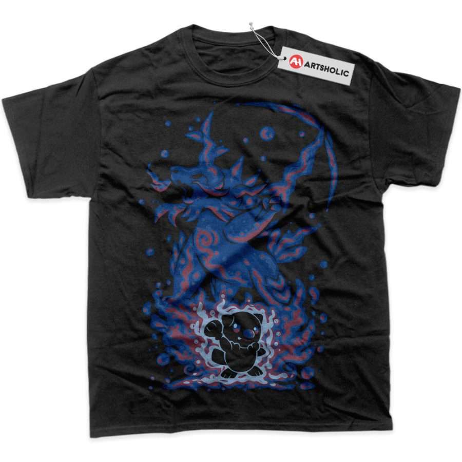 Alternative view of Oshawott vs Samurott Shirt, Pokemon Shirt, Anime Shirt, Graphic T-Shirt